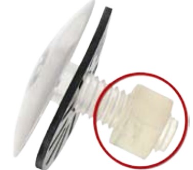 Dimension One 01021-50 Deco Lens Nut, 1.5 in