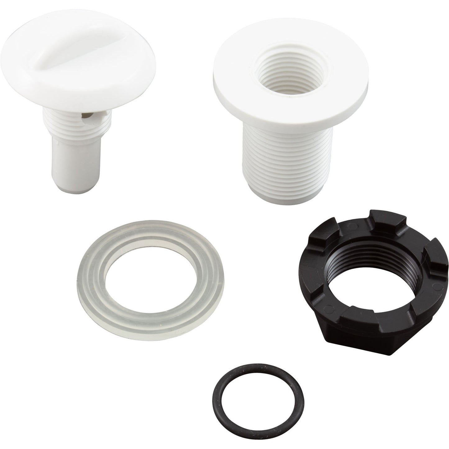 Air Ctrl, BWG/HAI Mini, 1-1/8"hs, 1-11/16"fd, Crescent, blanc, 1/2"