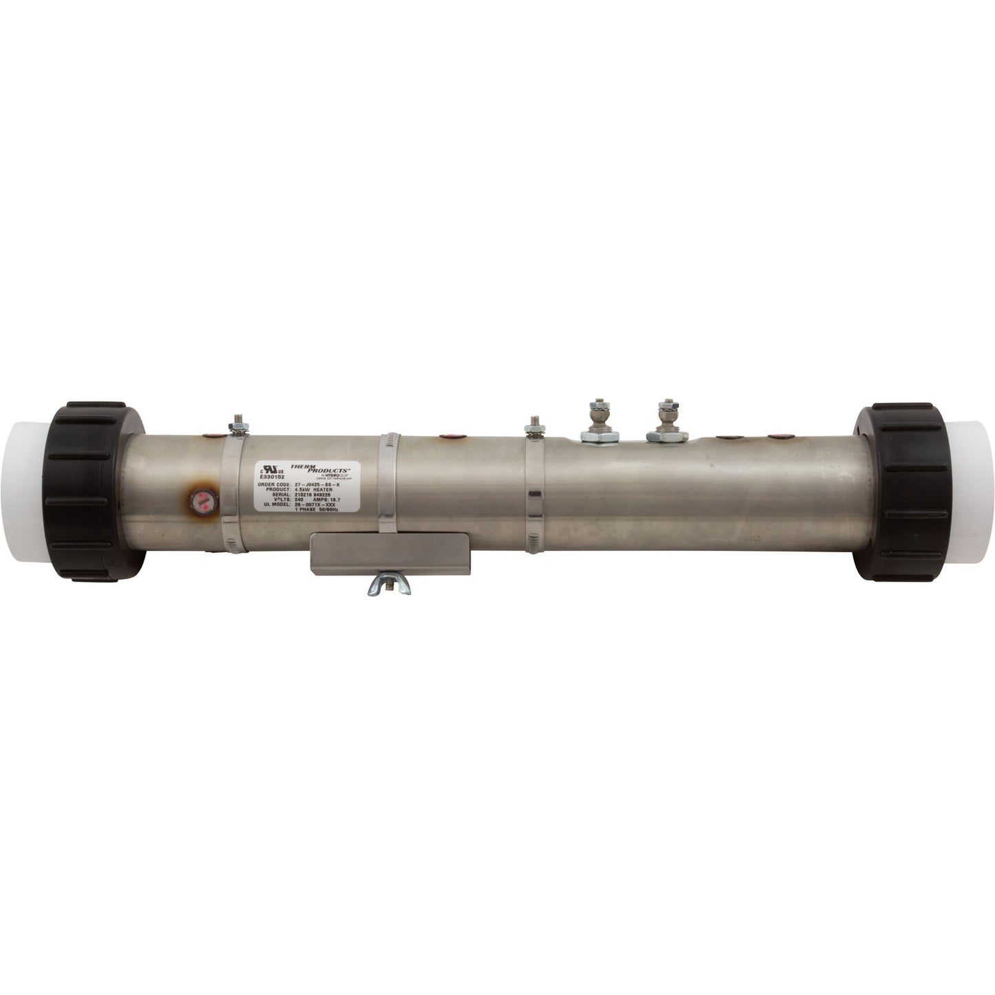 Heater, FloThru, HQ Universal Rite-Fit, 2" x 15", 4.5kW, 230v