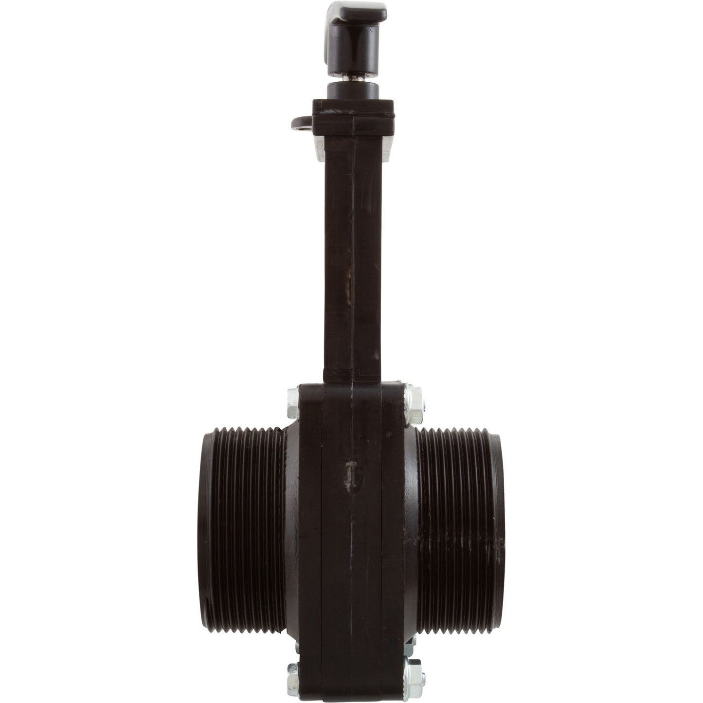 Gate Valve, 3 pc, Valterra, 2"mpt x 2"mpt, 40psi, Black