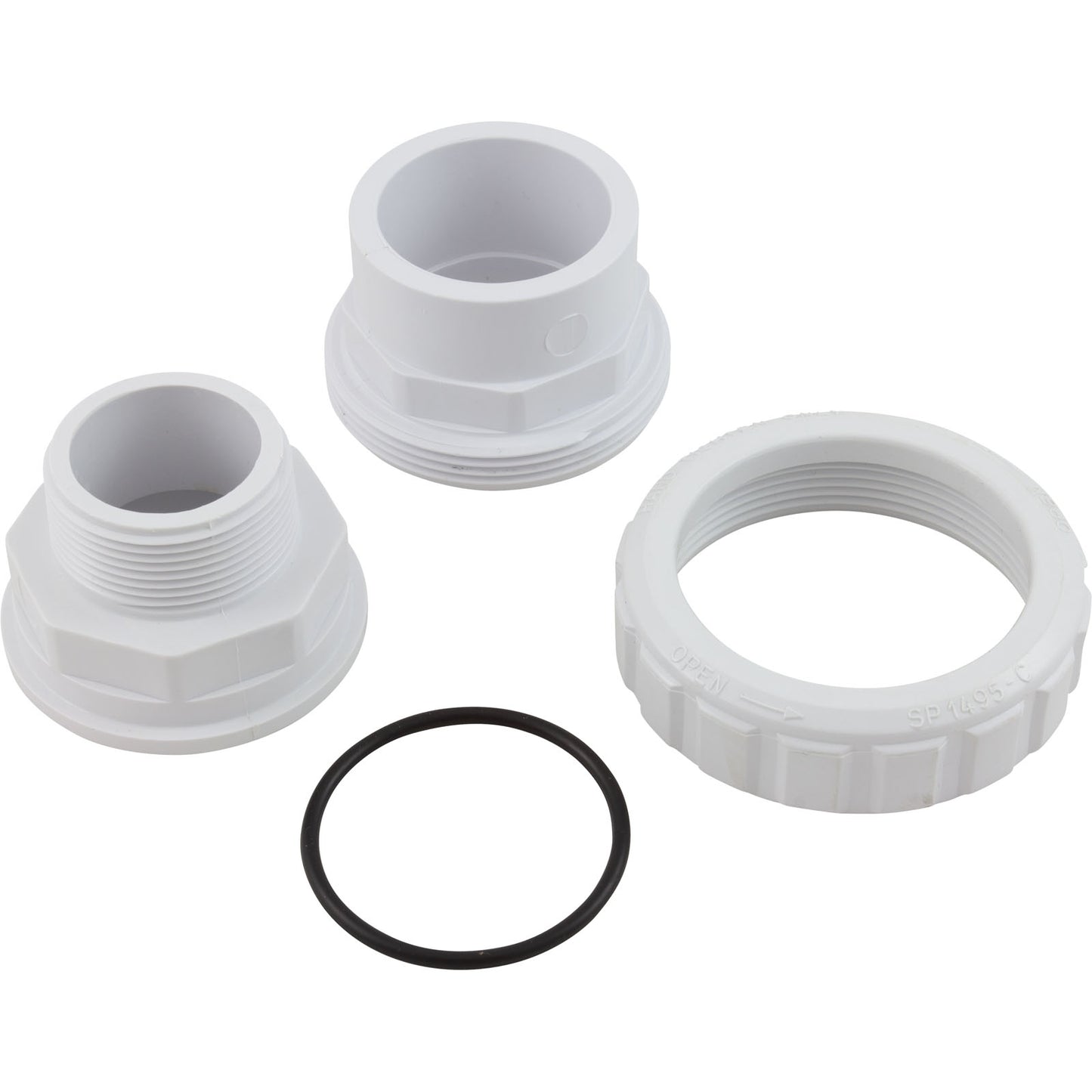 Union, Hayward, 1-1/2" Male Pipe Thread x 1-1/2" Slip, Flush