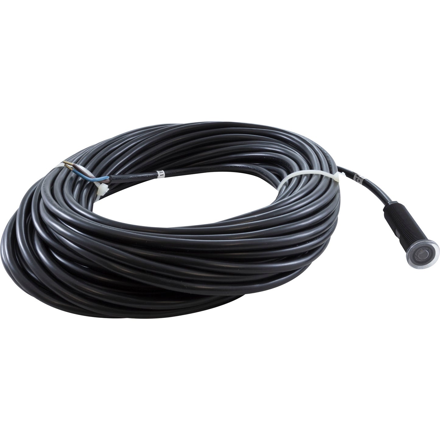 Miniluz blanca fría PAL de 2 cables con cable de 66 pies, 12 V CA/12 V CC