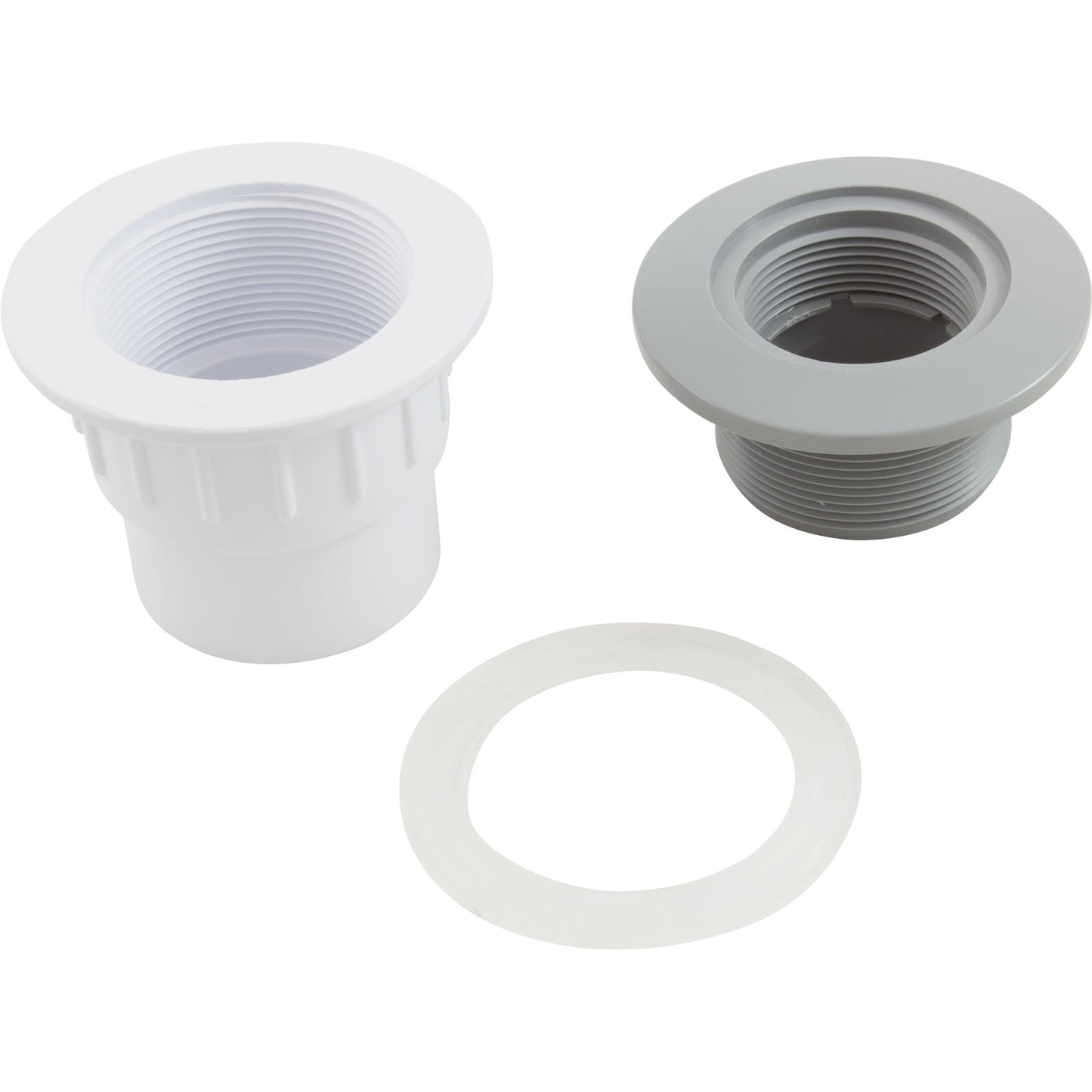 Wall Return Fitting, CMP, 1-1/2"s x 2"spg x 1-1/2"fpt, FG, Gry