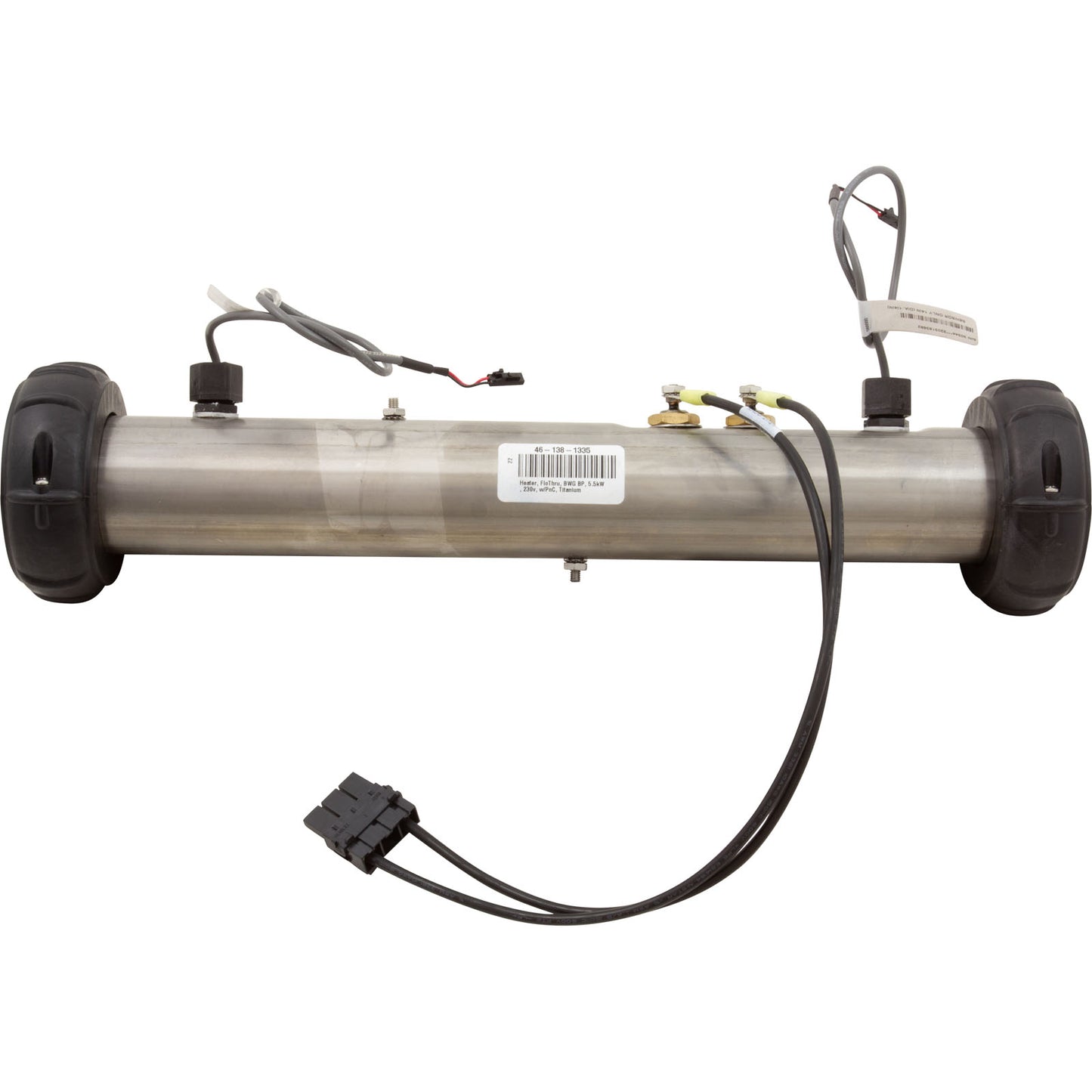 Heater, FloThru, BWG BP, 5.5kW, 230v, w/PnC, Titanium