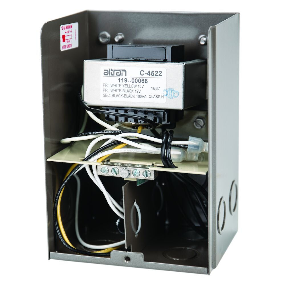 Transformador de 100 vatios con carcasa de acero inoxidable