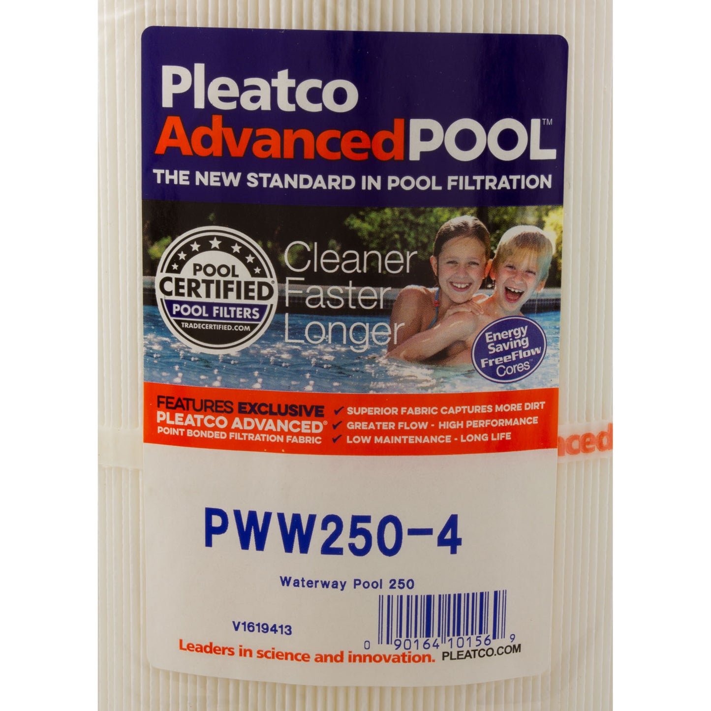 Cartouche, 250 pi2, 6 po extérieur, 6 po extérieur, 10 po, 25-1/4 po long, 4 oz