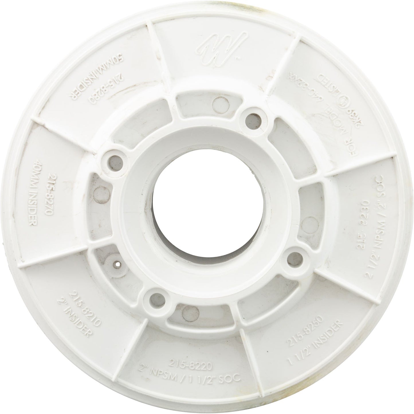 2" Insider Wallfitting For 6" Drain