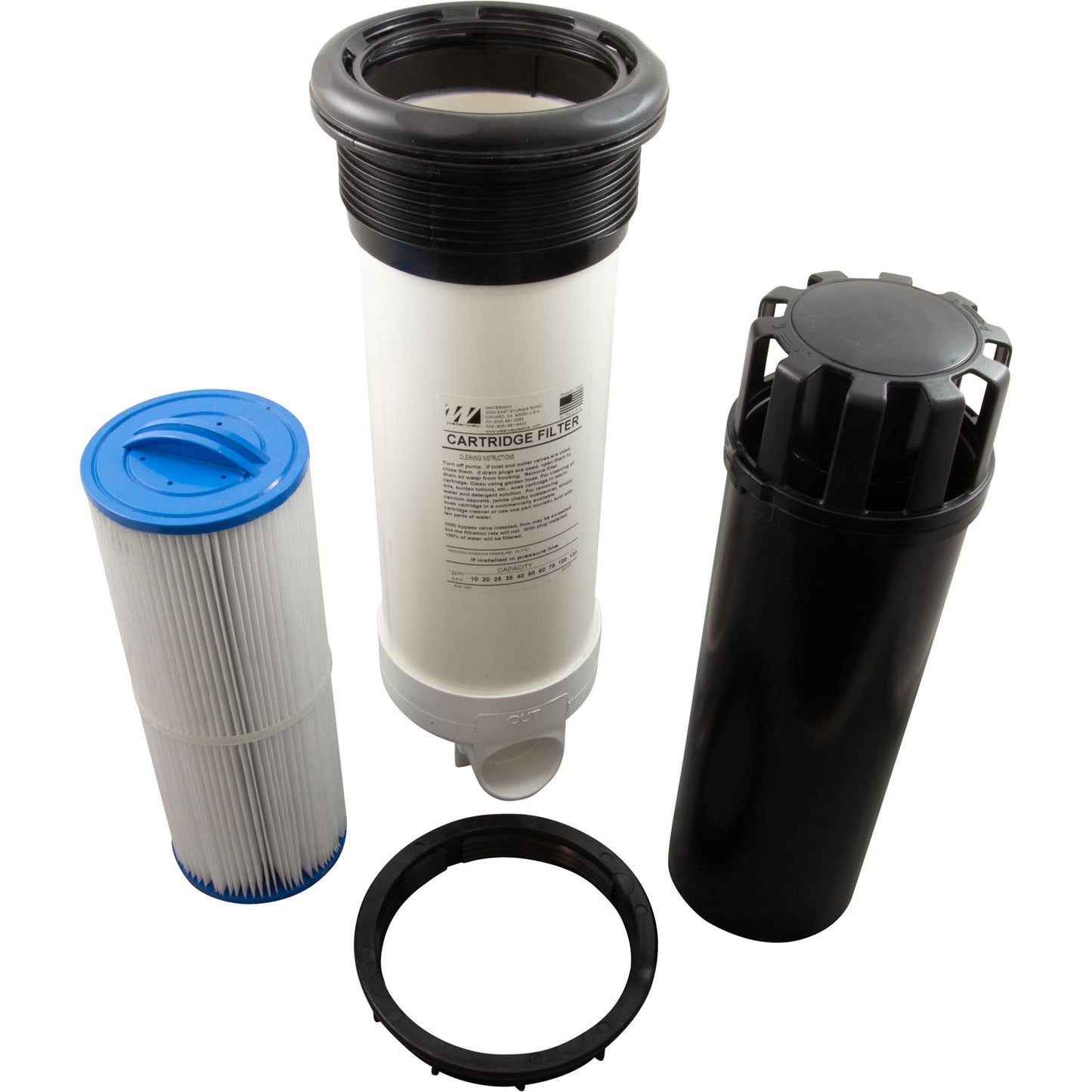 Teleweir, 50Sf 2"Ckv 6Sclp, "Logo vierge" - Noir