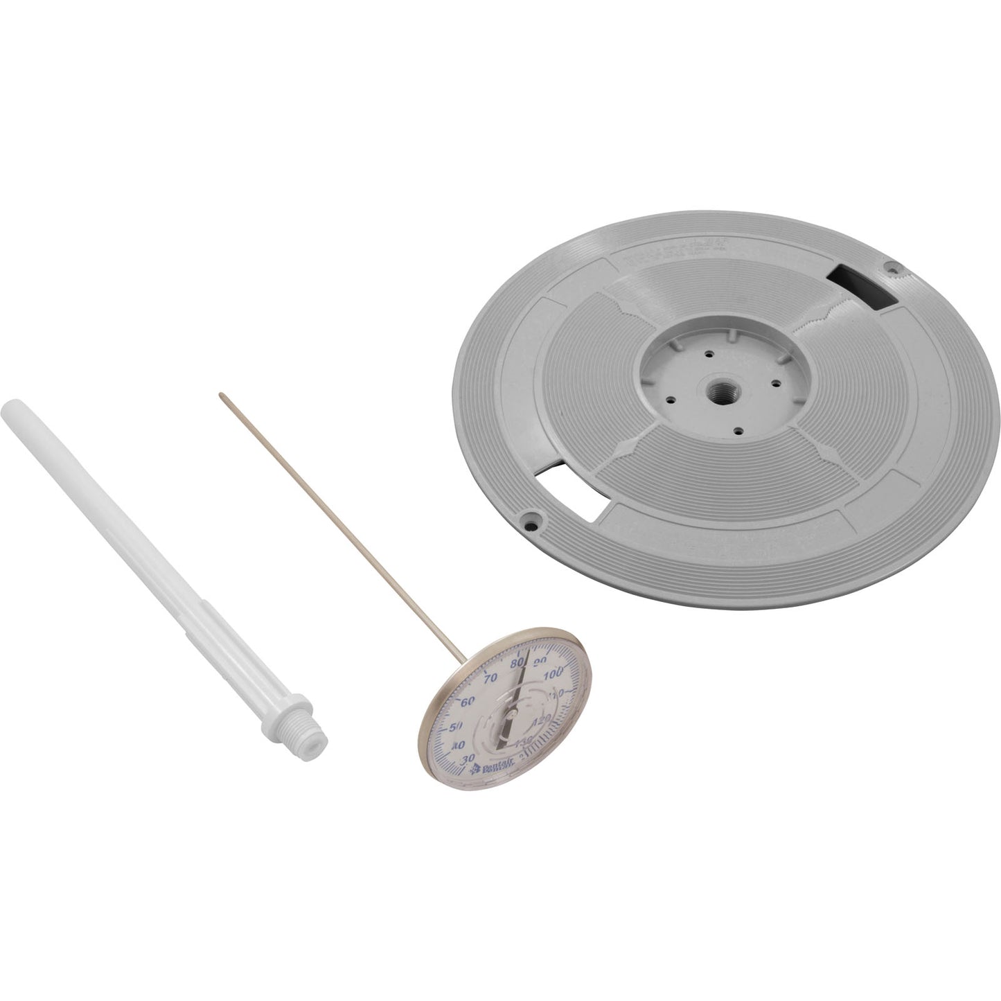 Lid Skimmer w/ Thermometer Std Gray