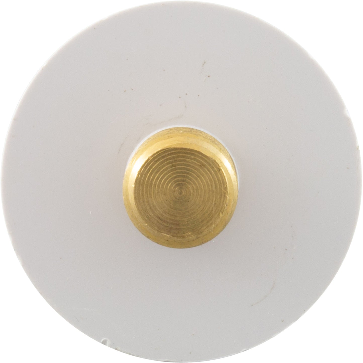 Receptor macho con ojo de cuerda V/L, color blanco