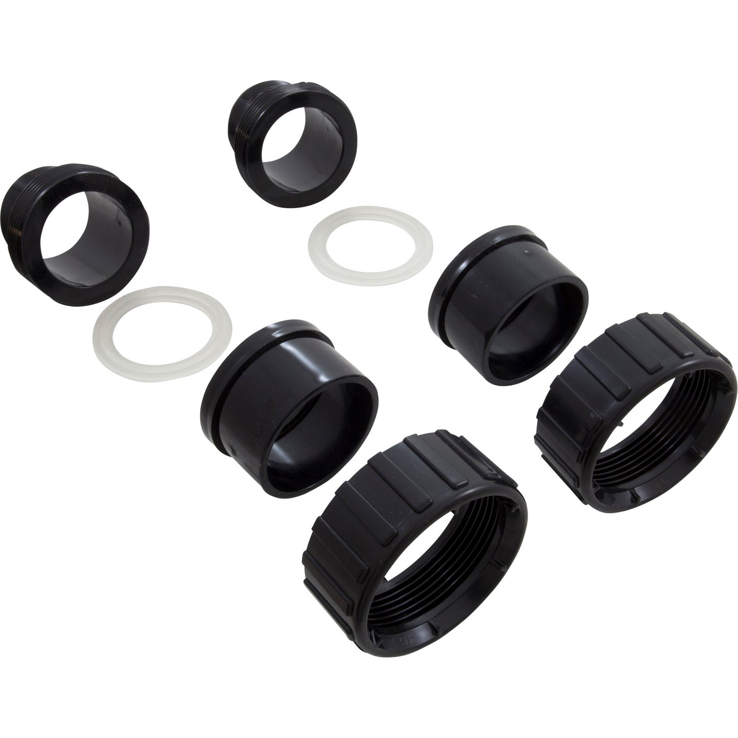 Union, Ww Champion, 2"Mbt X 2"S, Black, Qty 2