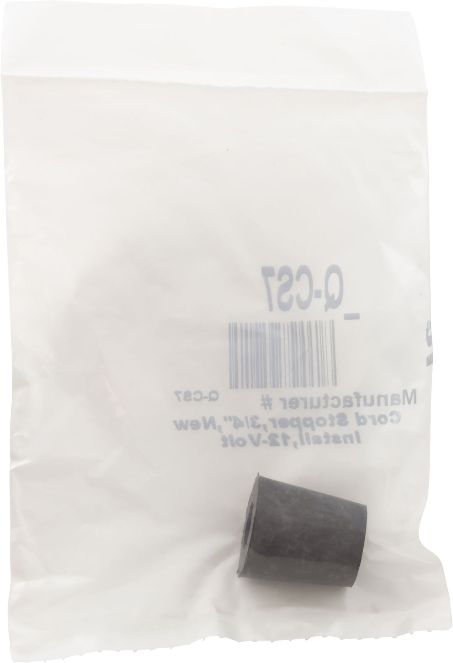 Cord Stopper, 3/4", New Install, 12-Volt