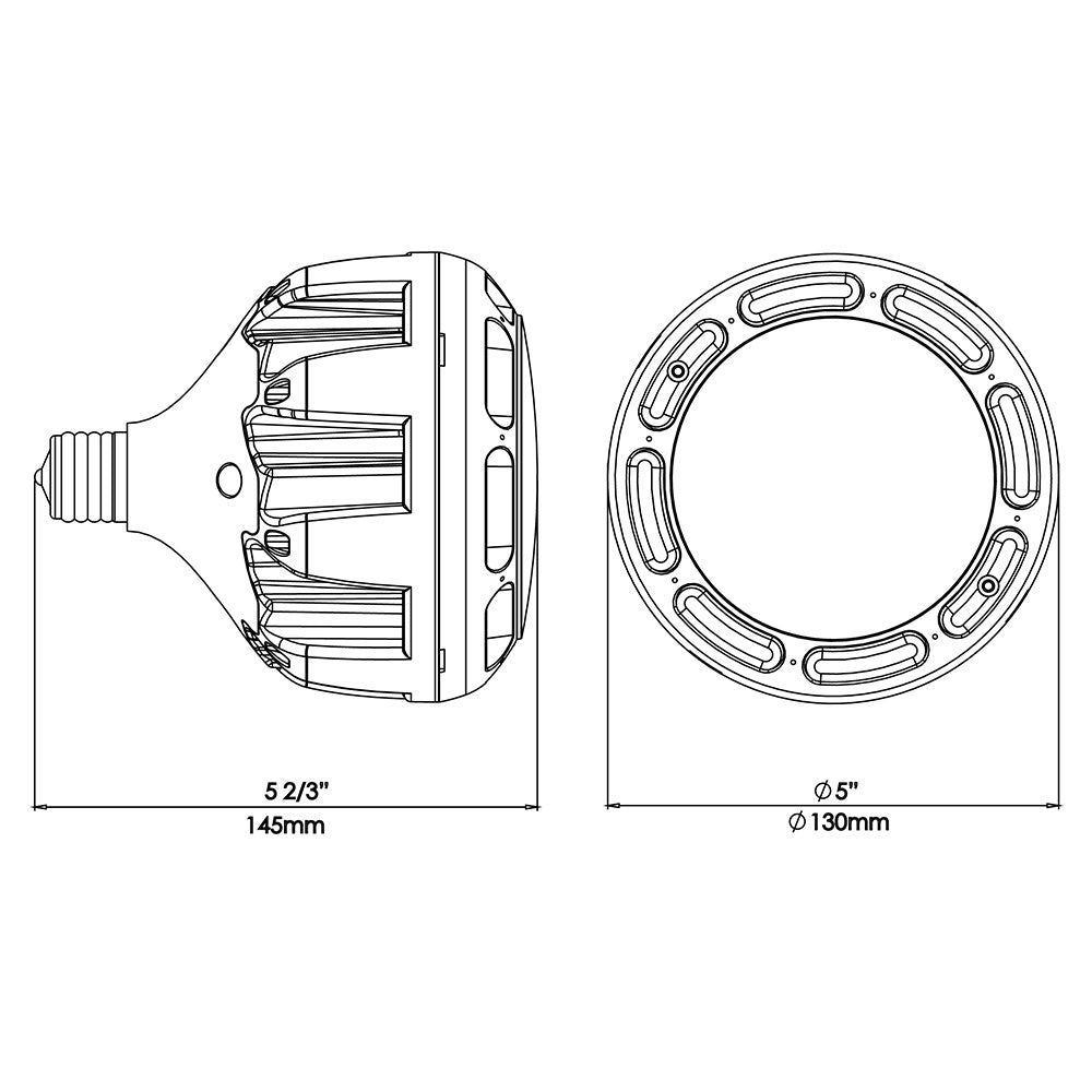 PAL Lighting Evenglow LED Multi-Color 120v Sonar Retro Lamp W/Remote