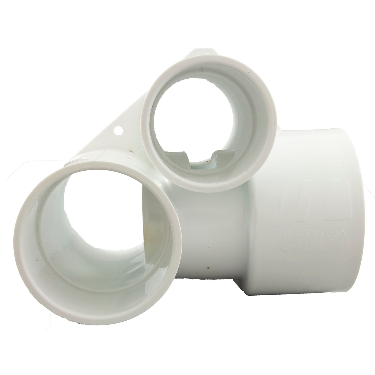 Jet Body Assembly, WW Pwr Strm Gunite, a1-1/2"s, w2"s, Tee, Wht, Thd