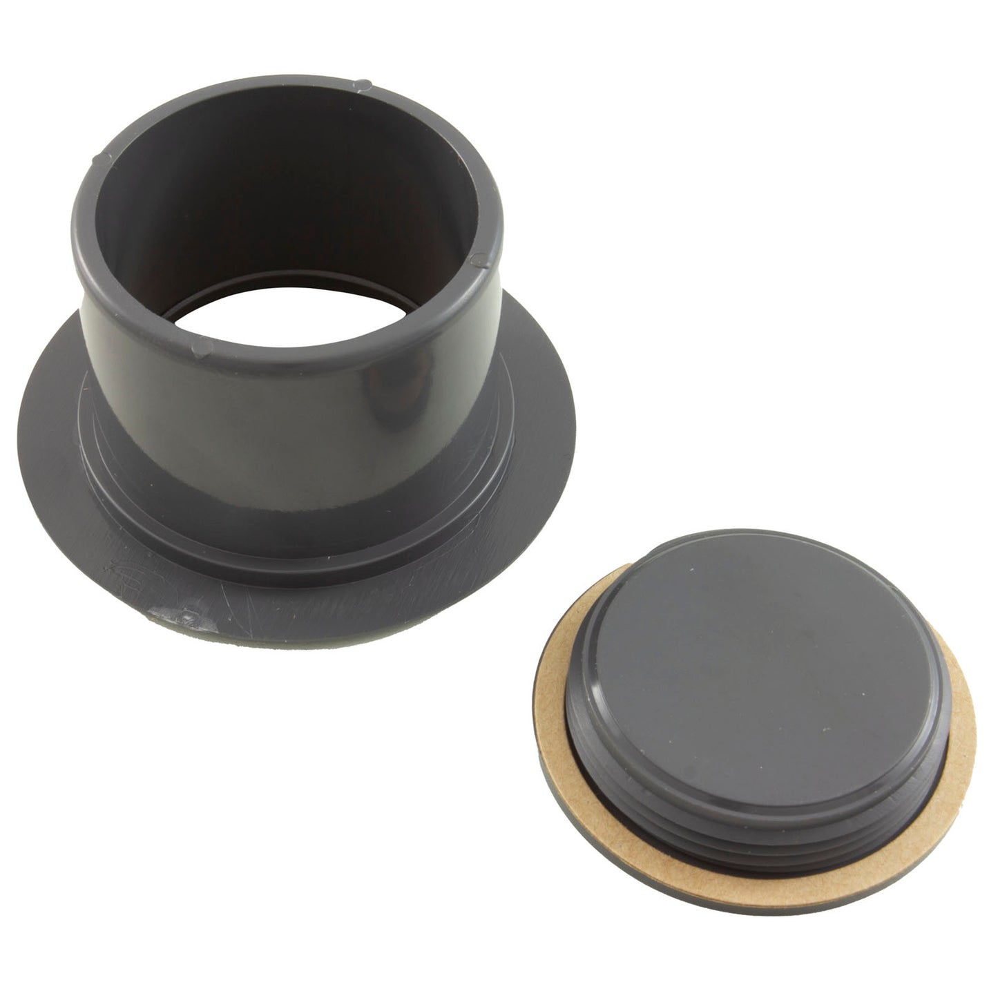 Bride et capuchon affleurant pour volleyball gris foncé