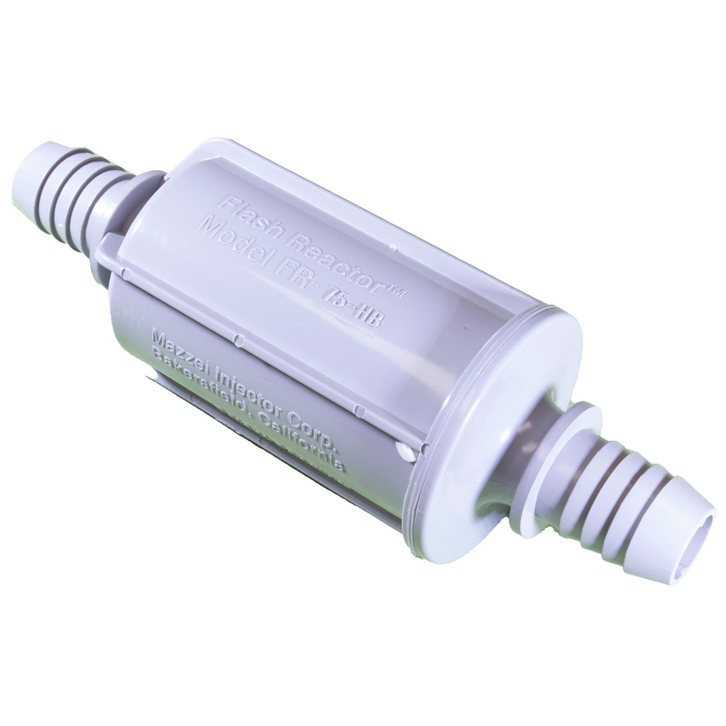 Ozone Flash Reactor, Mazzei, 3/4" Hose Barb, PVC