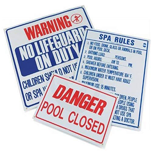 R230400 Letrero de reglas de piscina Pentair
