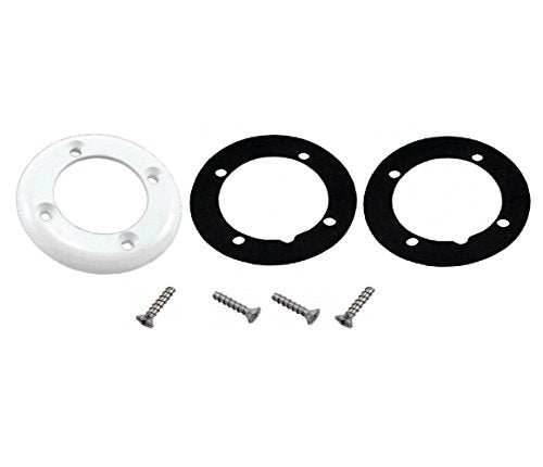 25545-100-000 Zodiac Vinyl Pool Return Faceplate 2Gskt 4 Screws White