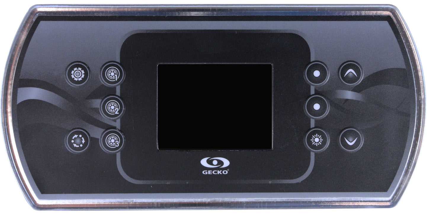 Topside, Gecko in.k800, 10 boutons, transparent, avec superposition