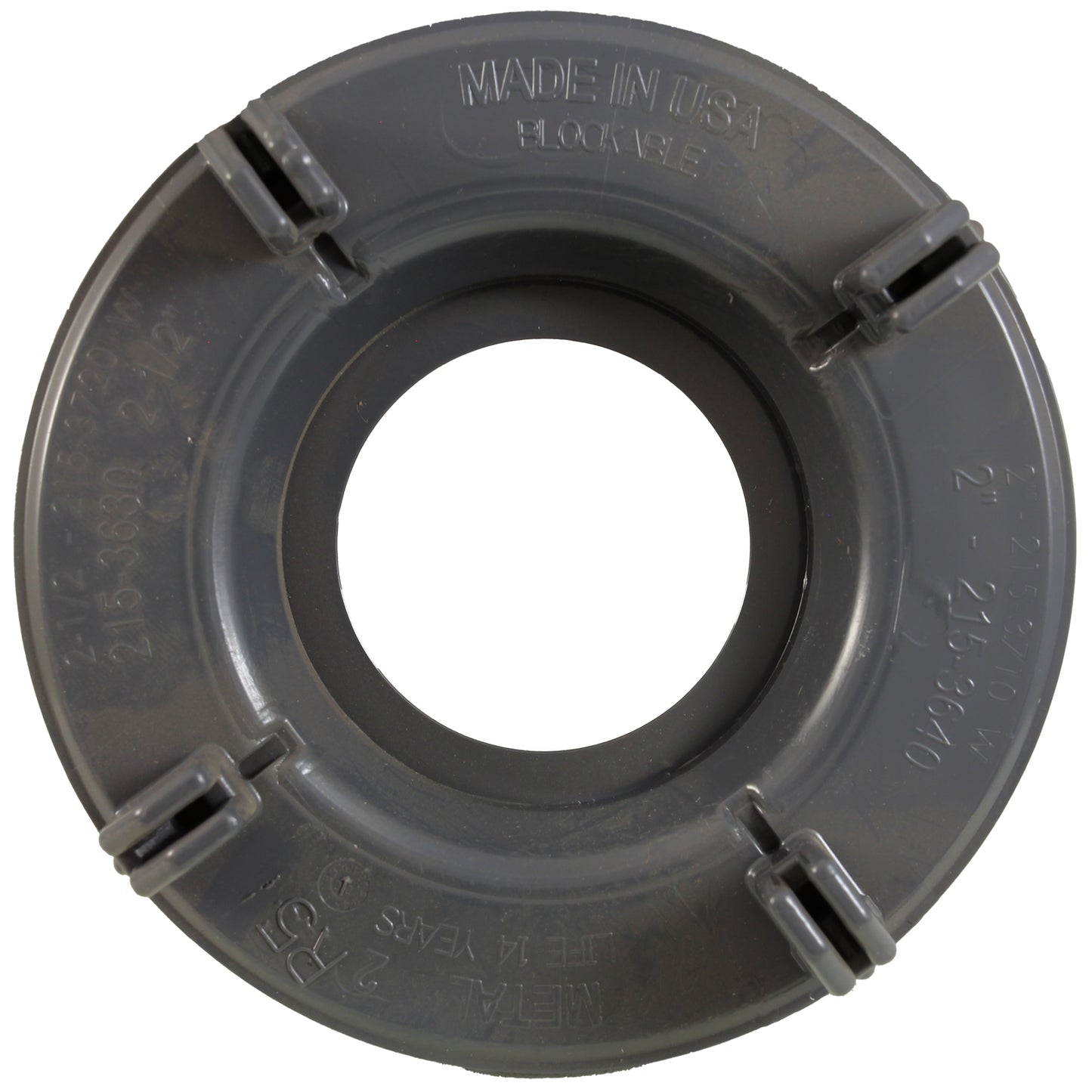 Bomba de succión de 2" y 200 Gpm para metal, gris oscuro R1