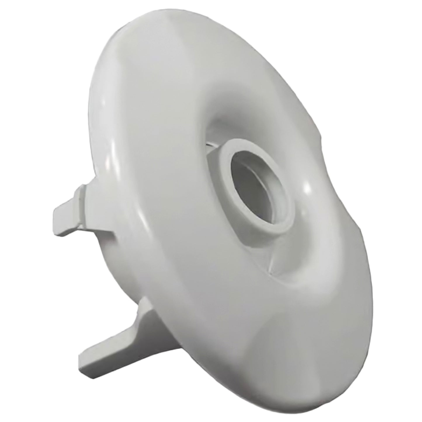 Bath Eyeball & Smooth Escutcheon Assembly-Classic White
