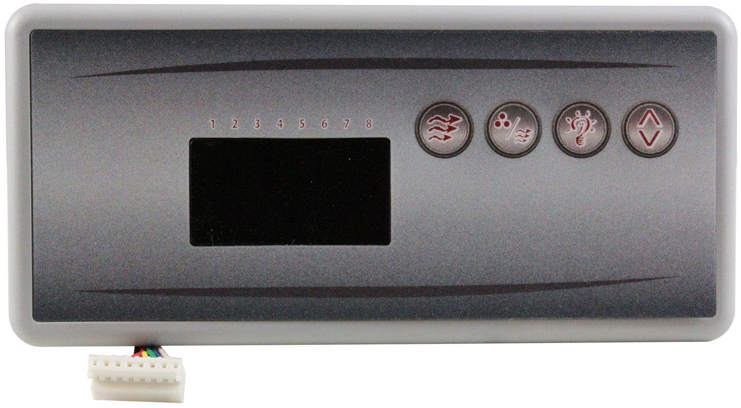 Topside, H-Q Eco 8, 4 Button, P1, Lt, Aux, Lg Rec, 10ft Cord