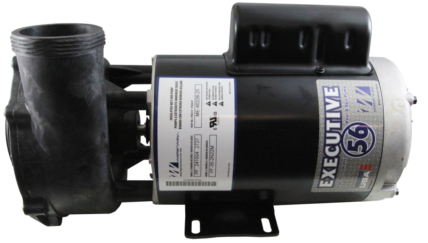 Pump, WW Executive, 4.0hp, 230V, 2-Spd, 56Fr, 2-1/2", 8ft Cord