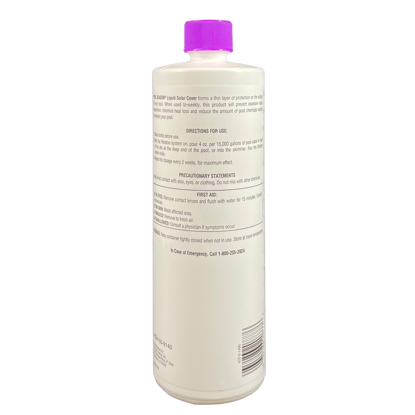 Pool Season 47251490 1 qt Liquid Solar Cover Cleaner