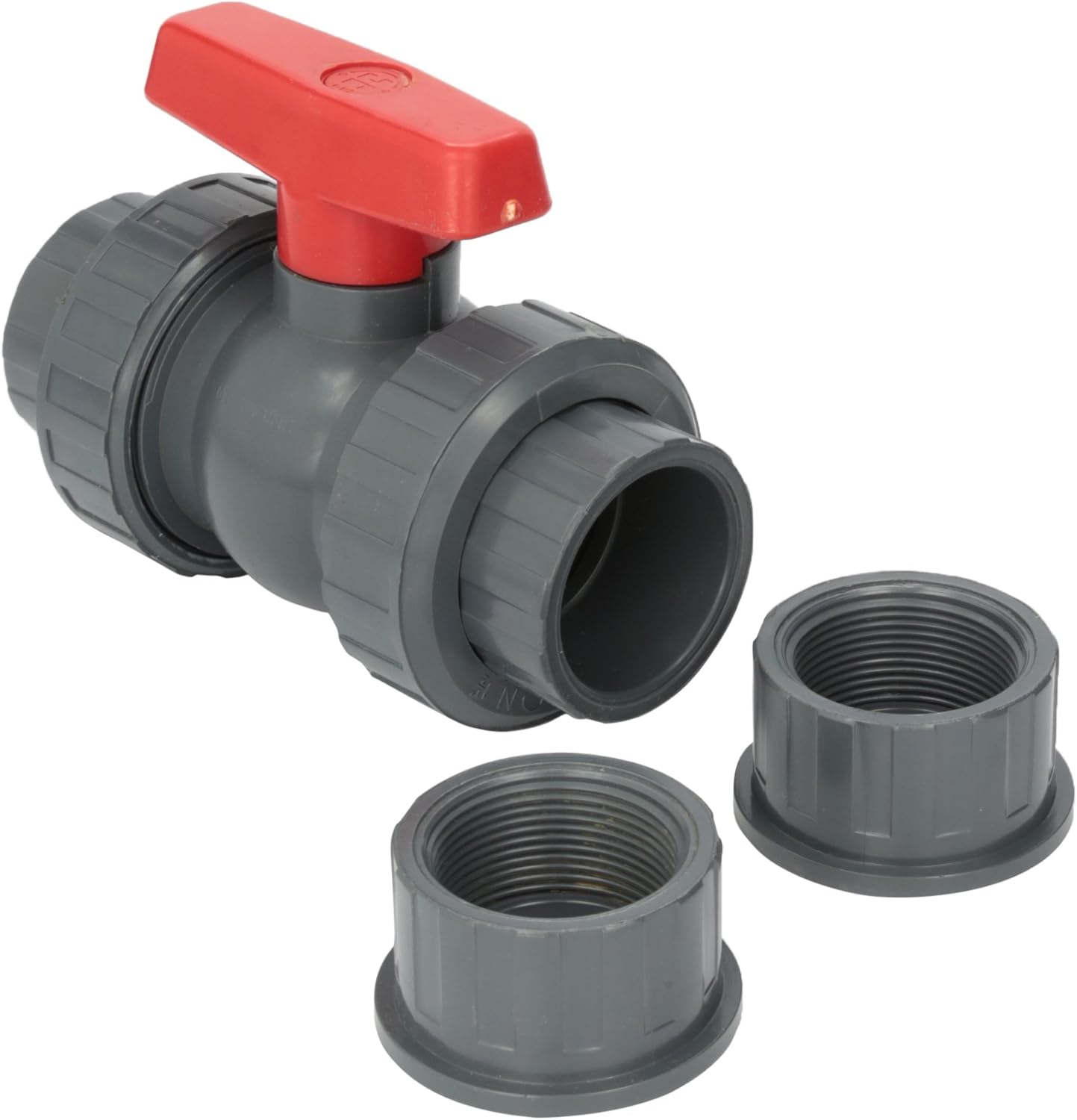 1 1/2" Pvc Tu Compact Valves/T Epdm Tpv Gray