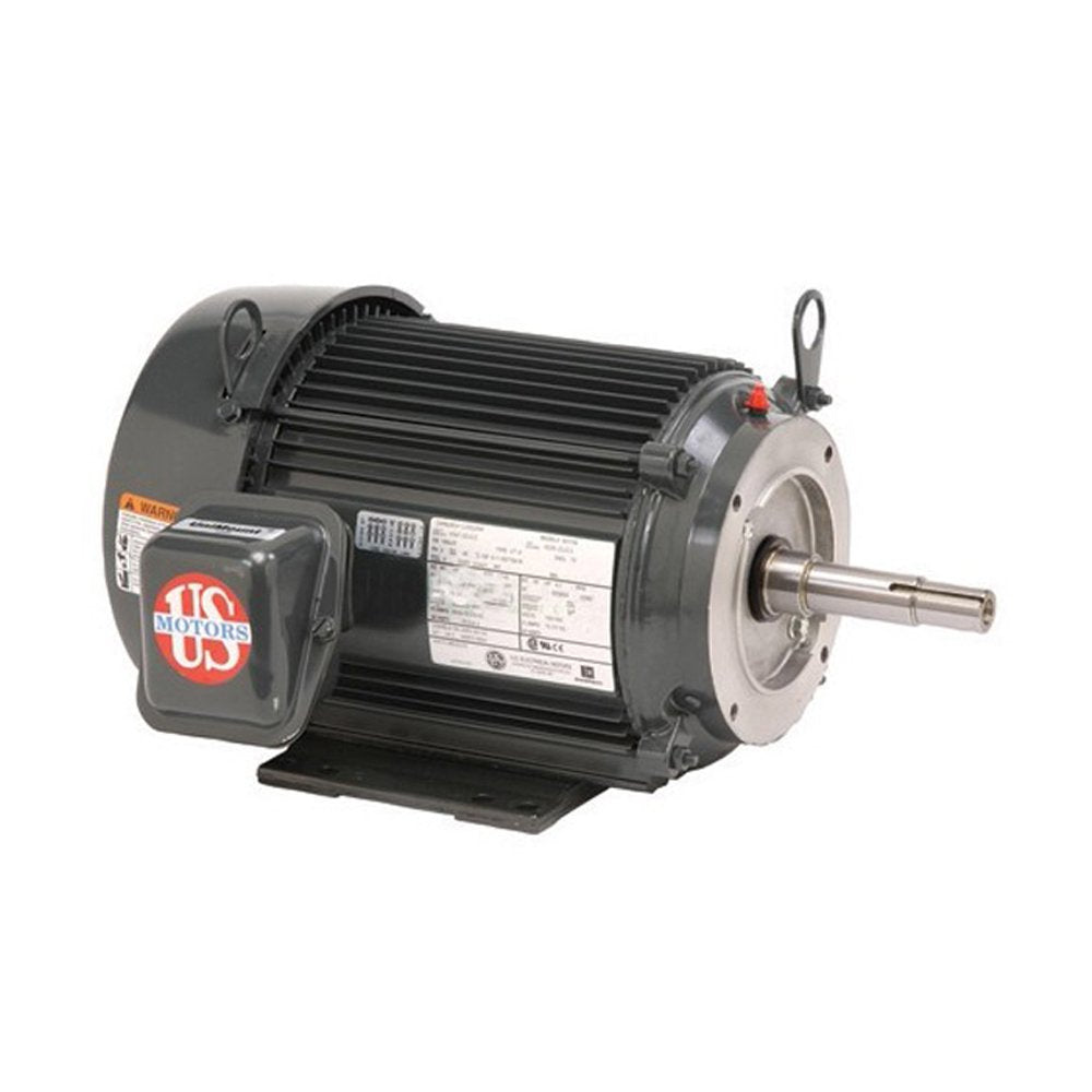 Motor, Nidec/US Motor, 7.5hp, 230v, 1-Speed, EQ Replacement