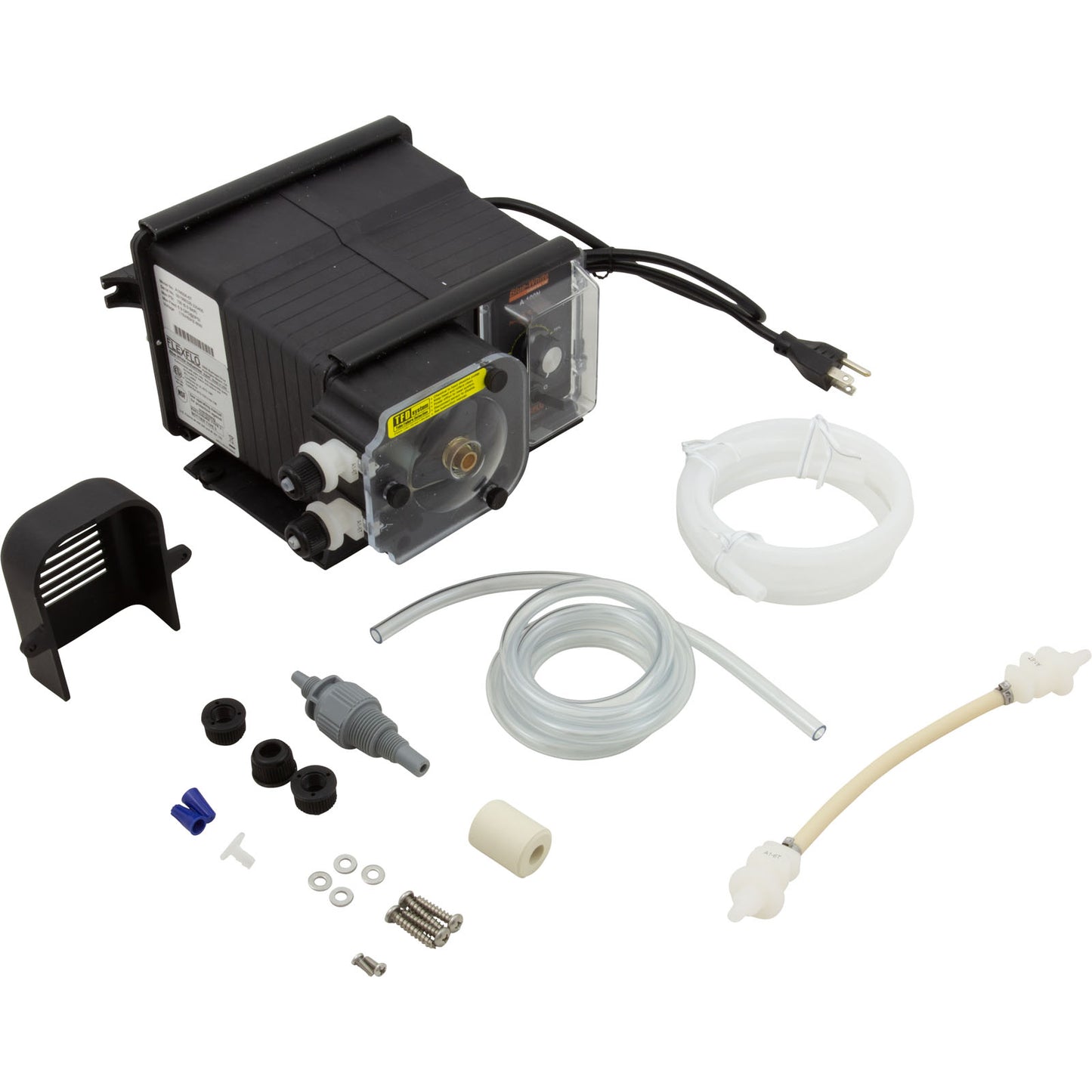 Bomba peristáltica FlexFlo A-100NA azul y blanca, 115 V, 6,8 GPD