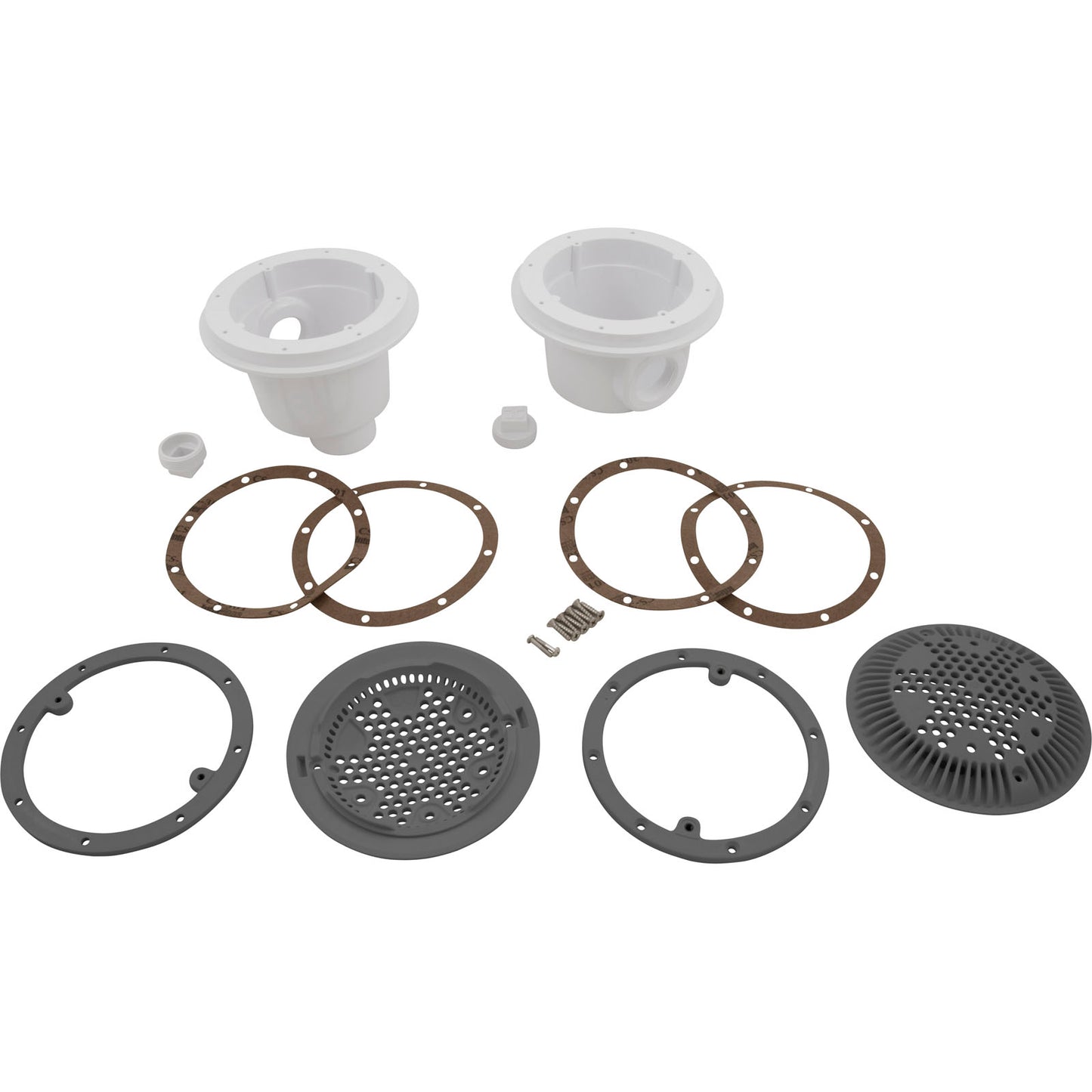 Wide Track Auto-Skim W/Main Drain & Fittings DGray