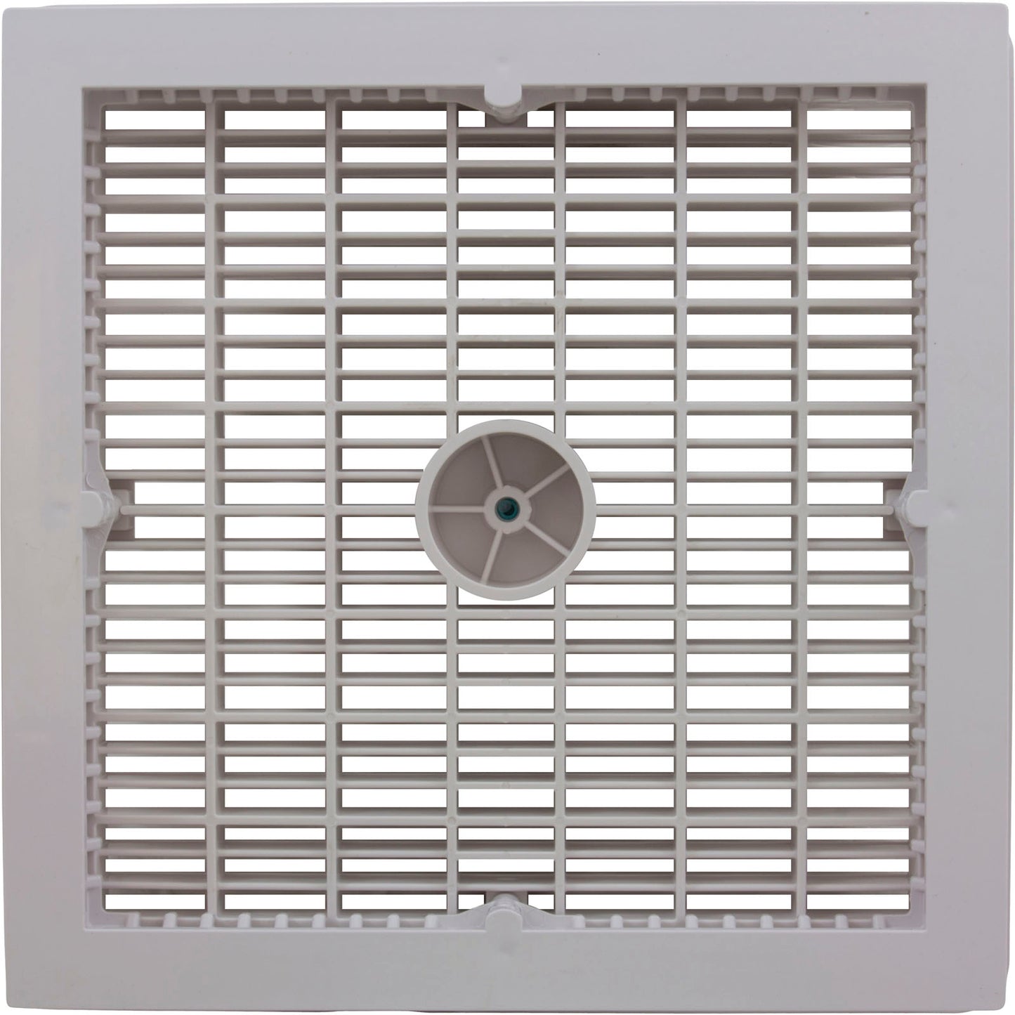 Main Drain Assembly, Aquastar, 12" Square Wave, White