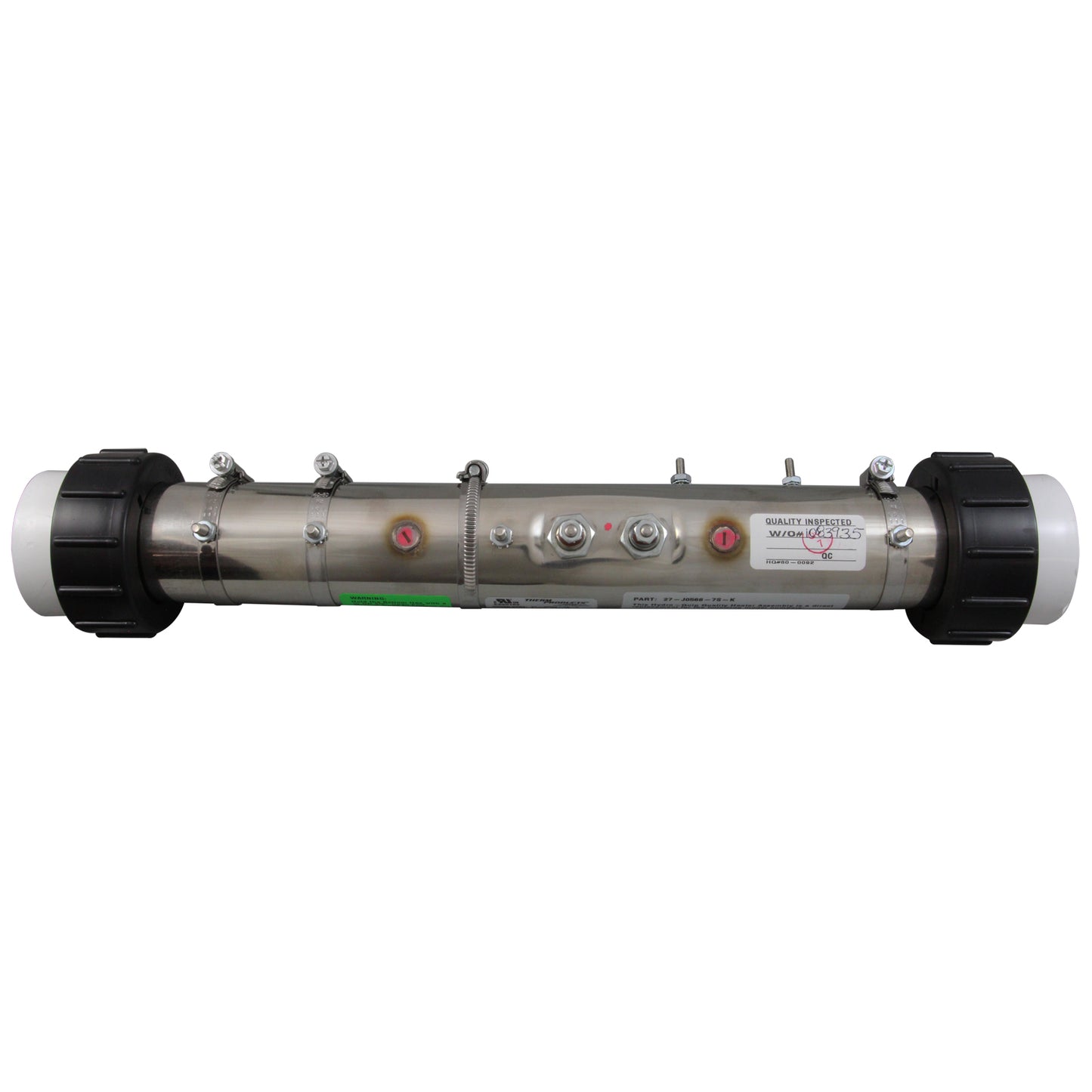 Heater, FloThru, Gecko Universal, 2"x15", 5.5kW, w/o Sensors, Gen