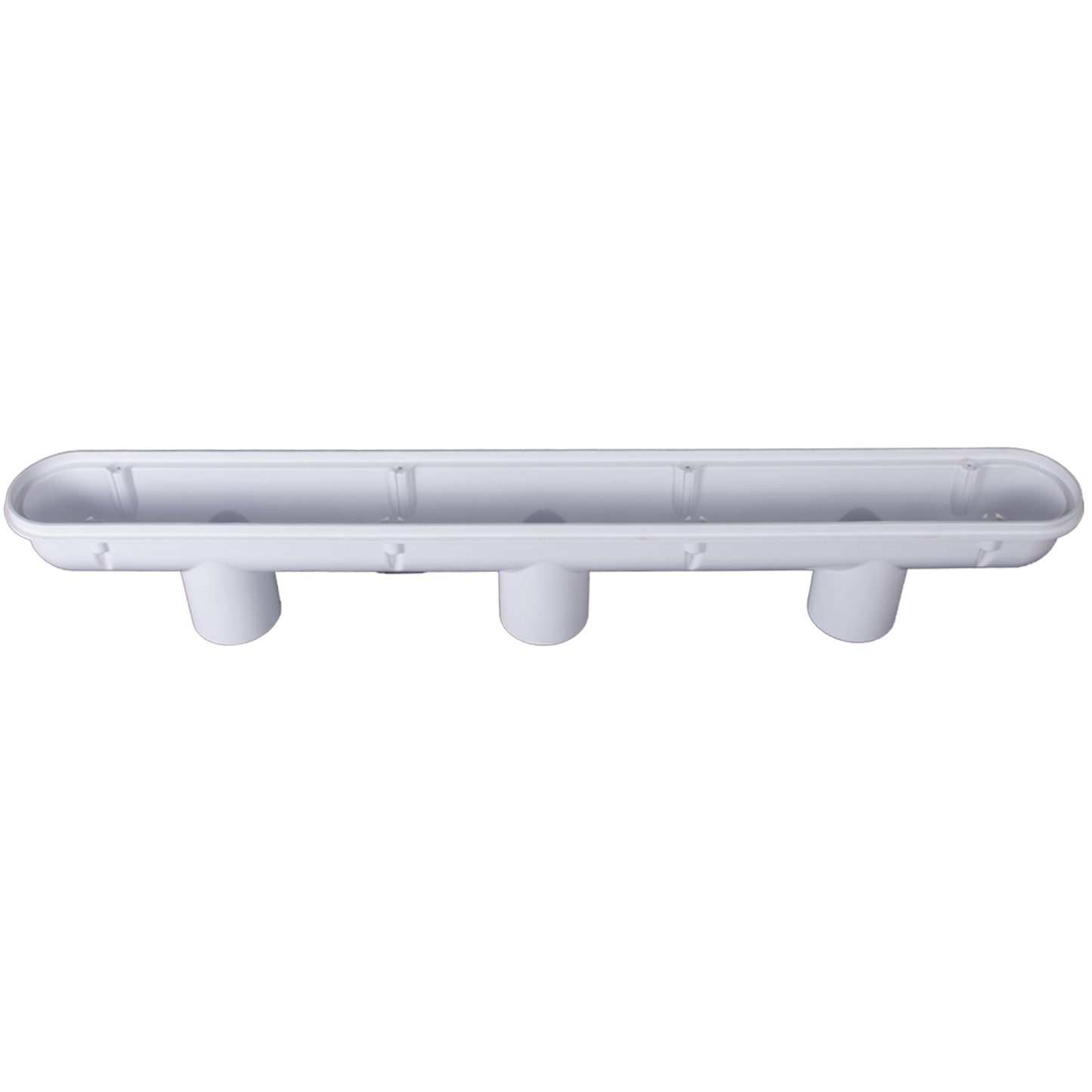 32" Channel Drain With Body (3X2" S X 2.5" Sp) White