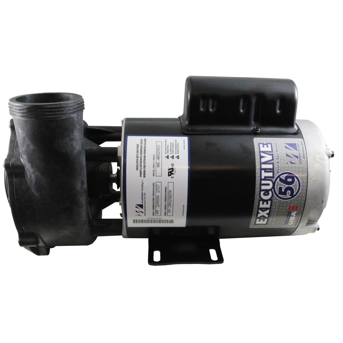 Pump, WW Executive, 3.0hp, 230V, 2-Spd, 56Fr, 2-1/2", 8ft Cord