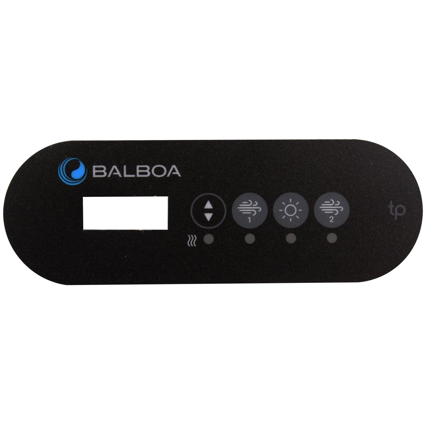 Recubrimiento Balboa TP240T, temperatura/chorros/luz, negro