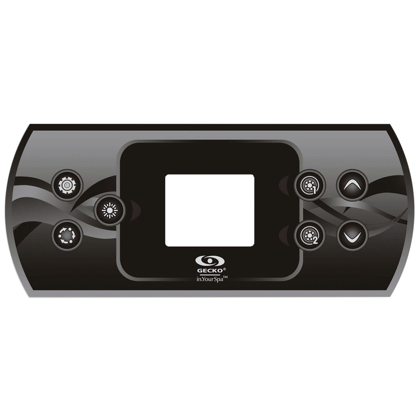 Overlay, Gecko in.k500, 7 Btn, Settings, Lt, Mode, P1, P2, Up, Down