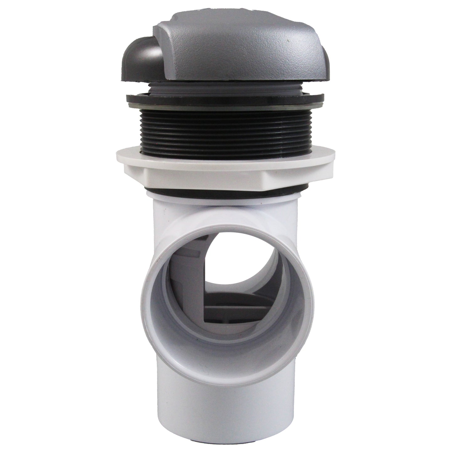 Diverter Valve, CMP Top Mt, 2"s, 3-3/16"hs, Wave, Graph Gray/Silver