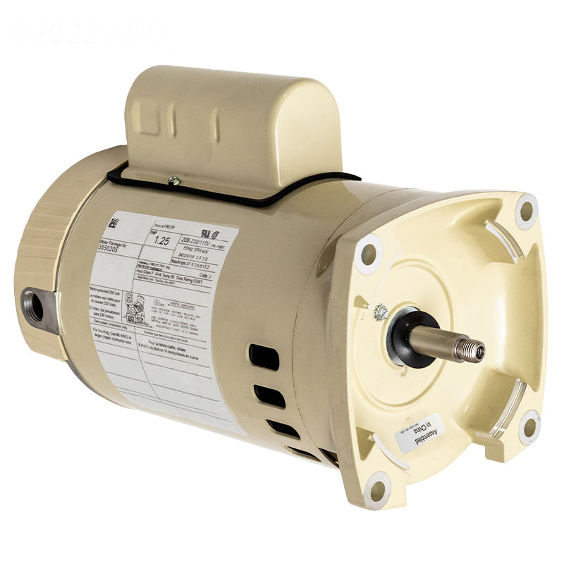 3/4 HP 115V/230V Motor, Sq Flange, Pentair, 355020S