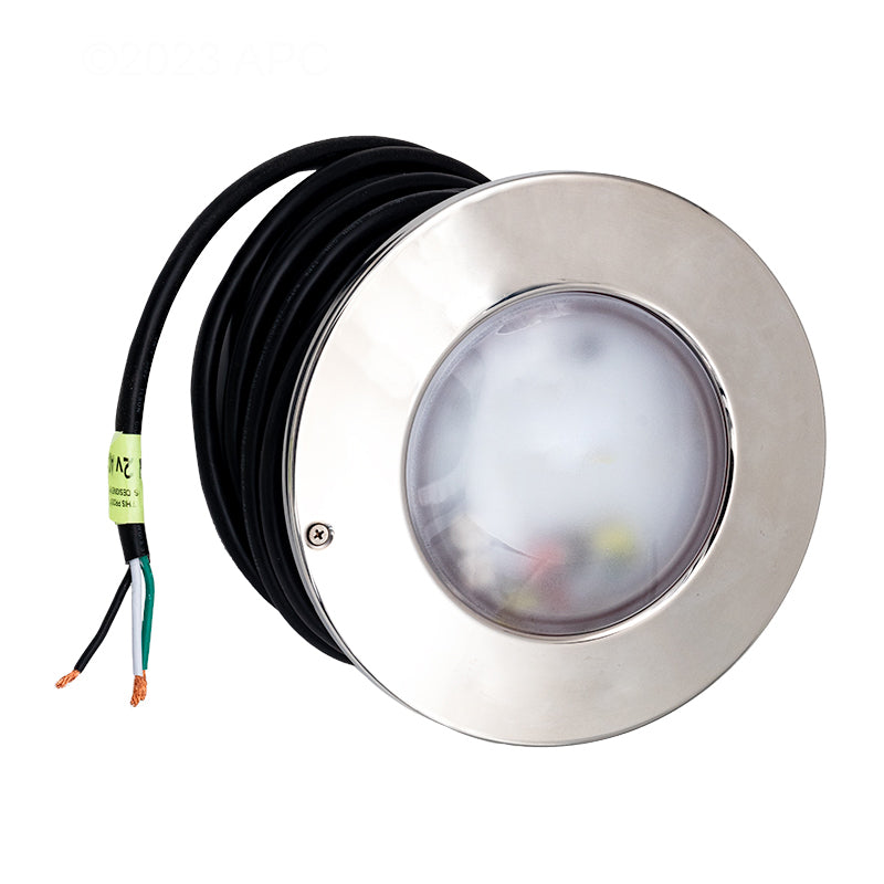21116, 12V Pure White LED Pool Fixture, 39W, 2400LM, 50' Cord
