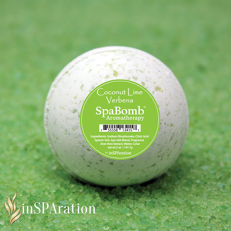 5 oz InSpa Spabomb, Coconut Lime Verbena, 755-SB