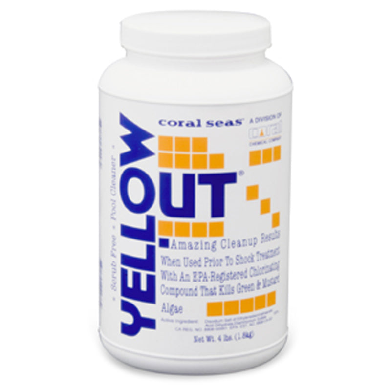 17614COR, 4 Lb Yellow Out, Green or Mustard Algae