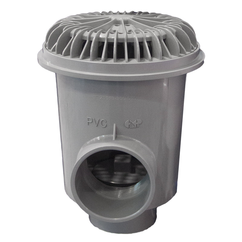 Large Gunite Main Drain, Gray, 2.5in, 25513261000