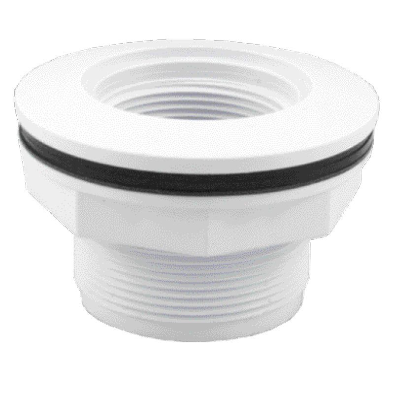 Vinyl Pool Fitting, 1.5in S, 2in MIP, Ext, Gray, 25522-501-000