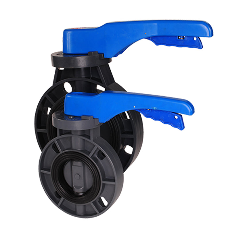 6in Lever Butterfly Valve, Gray EPDM, 150 PSI, BYCN1060E1LGB