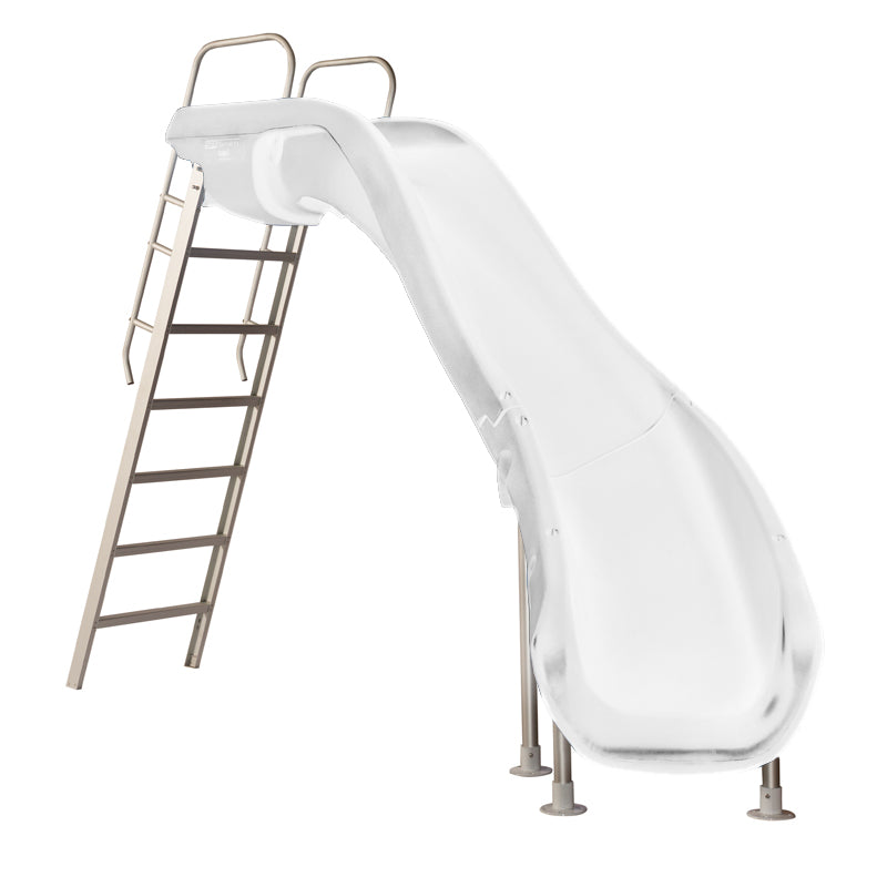 Rogue 2 Pool Slide, White, Left, 610-209-5822