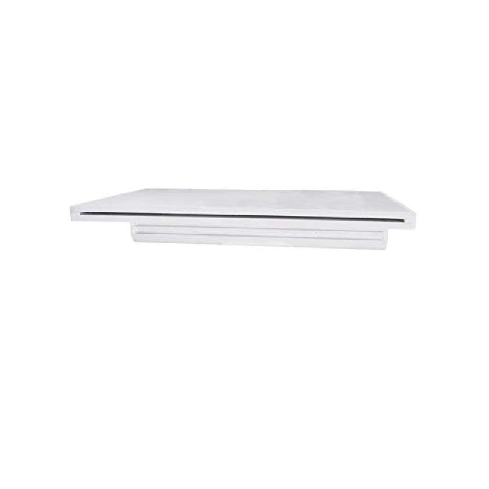 18In Pool Waterfall, 6In Lip, Back Port, Clear, 25577-185-600