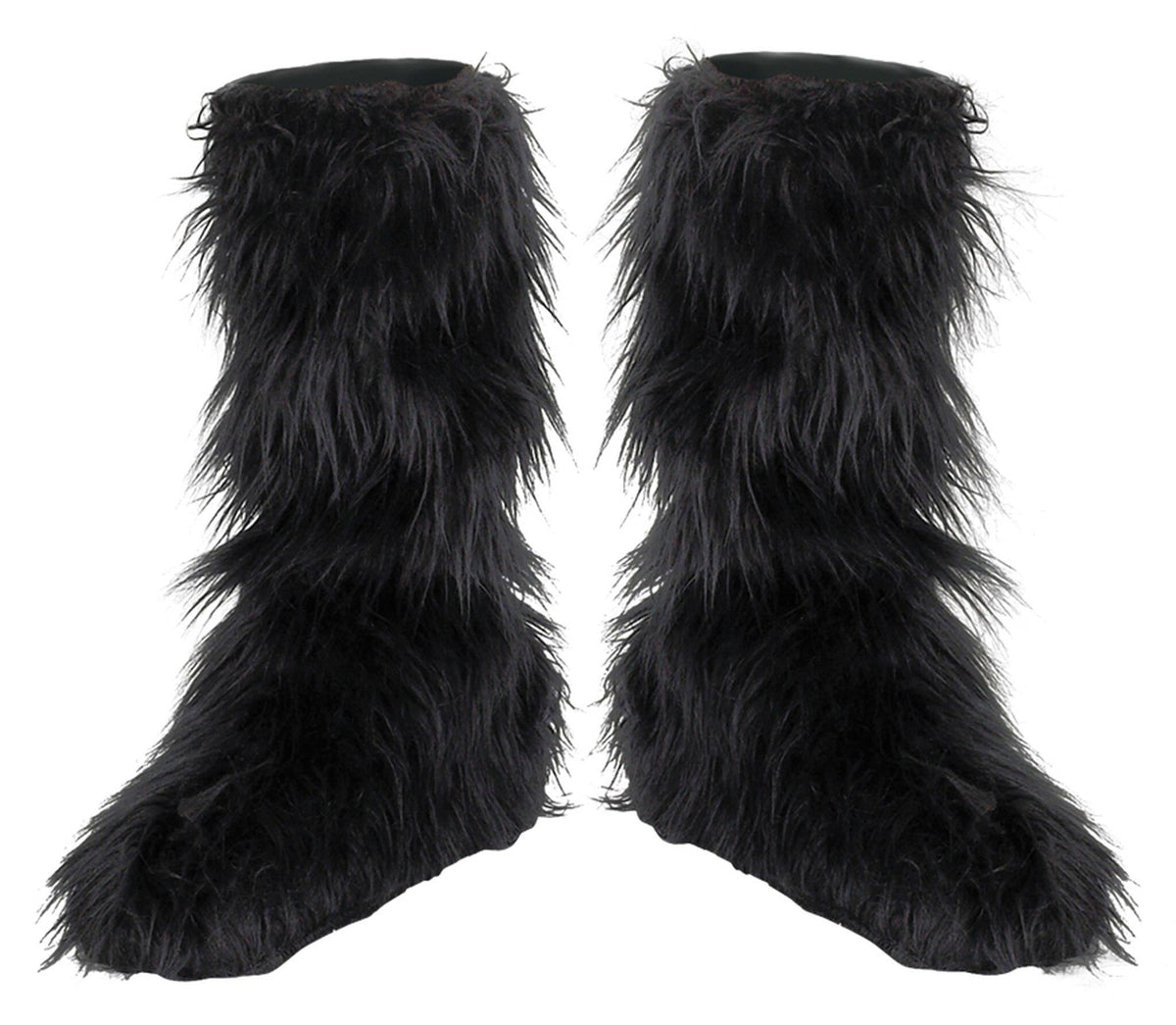D/Ceptions Child Black Furry Boot Covers