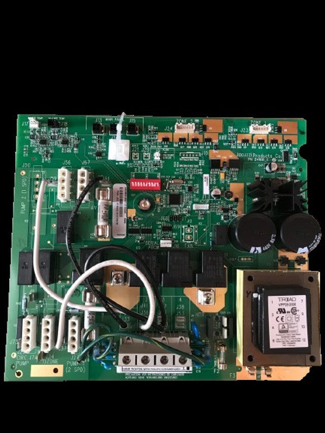 Jacuzzi 6600-499 Control PWA, J-300, 1 Pump, 60Hz, 120/240V